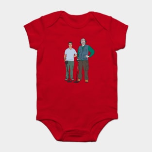 Russell & Hugh - DMDC - Detectorists Baby Bodysuit